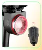 Bike Lights Bicycle Light Rear Wireless Remote Control Tail Lamp Rechargeable Cycling Antitheft Burglar Alarm Bell6501471