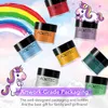 Aokitec Nail Dippling Powder Kit Pastel Glitter Dippling Powder STERTER для французских ногтей украшения маникюр красочный 240401