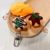 Symulowana japońska sieć klucza żywności kreatywna Octopus Małe piłki Taiyaki Burn Model Torba studencka Wisior telefonu komórkowego