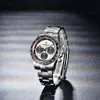 腕時計Pagani Sign 2024 New Mens Quartz Watchabesable Ceramic Ring Timing Code Block Waterproof M Stainless Steel Mens Watch