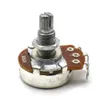 2pcs A500K/B500K/A250K/B250K Big Potentiometer Splinde Pot E -Gitarre -Bass -Effekt Amp -Ton Volumen 18 -mm -Wellenteile