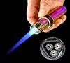 Jobon Triple Torch Lighter Windproof Gas Flint Lighter Jet Poffery Flame Metal Spray Gun Pipe Ciging Lighter Gift G3695437