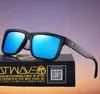 Nova marca de luxo espelhou lentes polarizadas ondas de calor óculos de sol homens esportam proteção UV400 Proteção com case7730980