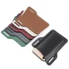 Bärbar pu läder plånbok mobiltelefon ring hölster fodral bälte vintage pack midje väska bälte klipp telefon hölster påse