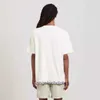 Vêtements de créateurs haut de gamme 1to1 pour la tendance des anges de la lettre de mousse de mousse Tshirt à manches courtes pour hommes et femmes High Street Half manches avec étiquette de marque