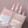 2 Colors Glitter Diamond Highlighter Powder Shimmer Matte Highlight Blush Palette Face Body Contour Llluminator Makeup Cosmetics