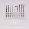 10 piezas/caja Cone cono de clavos Taladro de cerámica Bits Electric Cutícula Clean Rotario para la manicura Pedicura ACCESORIA DE LA CABALLACIÓN