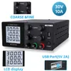 USB DC Regulierte Laborversorgung 30V10A Stromregler Schalter Stromversorgung 120V3A einstellbare Bankquelle Digital 60V 5A