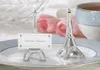 Bröllopsfavorsquotevening i Parisquot Eiffel Tower Silverfinish Place Card Holder med matchande namnkort 100pcslot för PAR7073031