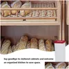 Bouteilles de rangement Jars Bread Saver Airght Keeper Conteners Conteneurs Aliments avec un distributeur de cuisine pour le couvercle pour livraison de comptoir Home G OTZ2M