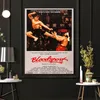 Bloodsport 1988 Vintage Movie Jean-Claude Kungfu Film Affiche et imprimés peignant des images de mur d'art pour le salon décor de la maison