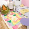 Retro Ins Teppich einfache kreative rustikale Blumen Wohnzimmer Moderner Couchtisch Decke Home Sofa Schlafzimmer Bodenmatten