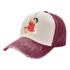 Ball Caps Heidi La fille d'Alps Baseball Goat Anime en détresse Hat de lavage Activités extérieures décontractées Fit Snapback Cap