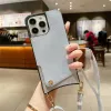 Crossbody Portfel Case Telefon dla iPhone'a 15 14 Plus 13 12 11 Pro Max Skórzowa okładka z uchwytem na karty Pasek linowy na ramię