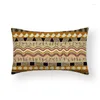 Pillow African National Decor Style Caractère Tomem Patché