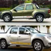 Car Stickers For Renault Duster Oroch Pickup Door Side Skirt Stripes Decals Truck Graphics Vinyl Decor Cover Auto Accessories