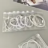 STOBAG 100PCS MOCTED TRANCERENT PVC CABLEST Упаковка для упаковки сумки на молнии на молнии на молнии