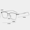 Sunglasses Frames Vintage Titanium Alloy Glasses Frame Men Square Retro Prescription Myopia Eyeglasses Male Screwless Eyewear