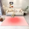 Salon canapé table basse de tapis maison nordique couleur solide gradient de chambre carpets de chambre à coucher tapis de vestiaire