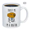 Je suis un dogtor tasse de tasse de docteur cadeau en céramique hôpital hôpital de bureau tasse d'amis cadeaux d'anniversaire