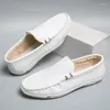 Casual Shoes Fur Loafers Men Plush Boat Sneakers Winter Fashion Mens Driving Walking Slip On Flats Male