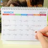 Programma giornaliero non facile da rompere carta spessa Calendario del desktop piccolo per l'ufficio