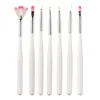 Baking Moulds 7pcs/set Fondant Dessert Decorating Tools Cake Pen Brush Painting Dusting Icing