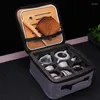 Teaware Sets Travel Ceramic Tea Set Tray Full Of Portable Storage Package Pot Cup