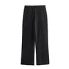 Pantalones de mujer Summer 2024 Chic Calles de moda de la cintura ancha