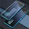 Placage de luxe Bumper transparent Case sur Xiaomi Redmi Note 8 Pro 10 S Silicone Soft Clear Back Cover Redmi Note 9 Pro Funda