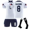 2223 World Cup Usa Home Football Uniform No. 10 Bridgic 8 Mckeny 11 Alonson 13 Morris