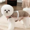 Cão vestuário schnauzer jaqueta de inverno com casaco de isolamento de pelúcia filhote de cachorro moda roupas teddy roupas de duas pernas XS-XL