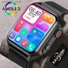 Wristwatches 2024 New Intelligent Mens AMOLED High Definition Screen Bluetooth Calling IP68 Waterproof Heart Rate Music Sports Womens Smartphone