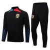 Nieuwe 22-23 Portugal Training C Luo lange mouw set volwassen herfst winter outfit match voetbalshirt