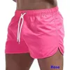 Mens Swim Shorts Summer Färgglad badkläder Man Swimsuit Swimming Trunks Sexiga Beach Shorts Surf Board Male Clothing Pants Running 240411