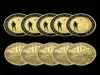 5 -stks Craft Eerving Remembering 11 september aanvallen Bronze Geplaatste Challenge Coins Collectible Original Souvenirs Gifts4051445