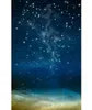 Blue Night Vinyl Pography Backdrops con stelle glitter nuvole spesse bambini sfondi per bambini per lo studio PO Baby Pobooth 3887331