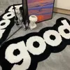 Teppiche Ins lustiger Teppich Good Trend Nachtte Teppich Fußboden Matte Schlafzimmer Fuß Speziales englisches Alphabet kreativ