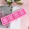 Baking Moulds Square Letter Cake Mold Silicone Mould Baby Tool Plaster Chocolate Flip Candle Decorating