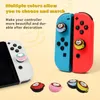 2PCs Soft Silicone Thumb Beca Caps para Nintendo Switch Lite OLED Controlador de Gamepad Joystick Games Acessórios