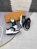 Brand Baby Sneakers GEOMETRIC LOGO Decoration Scarpe per bambini Taglia 26-35 Protezione Box Protection Boys Black and White Casual Scarpe 24pril