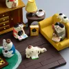Japanische Puppenhausmöbel Miniatur Spielzeug Harz Wohnkultur Anime Statuen Auto Ornament Künstliche moderne Kunstmodell Mini Kid Spielzeug