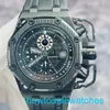 Männliche AP -Handgelenk Watch Royal Oak Offshore Serie 26165 Limitierte Ausgabe schwarzer Keramik -Titan -Material Seltener und guter Artikel