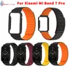 Correa para Xiaomi Mi Band 7 Pro Director de silicona suave magnética de doble cara Case de metal pulsera Xiaomi Miband 7Pro Pulsera de reloj