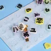 Hiragana Quicksand Shaker Filler Epoxy Harts Mold harts Fyllning av silikonform DIY -smycken Gjutningsverktyg