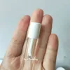 Storage Bottles White Cap Empty Mini Lip Gloss Tube Small Liquid Lipstick 1ML 100pcs Refillable Sample Bottle Plastic Lipgloss Package