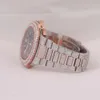 Luxurius aussehend voll aussehend zu sehen, wie er für Männer Frau Top Handwerkskunst einzigartige und teure Mosang Diamond Uhren für Hip Hop Industrial Luxuriöses 40746
