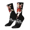 Hiver chaud cool unisexe klee genshin impact chaussettes anime jeu anime non glip chaussettes sportives