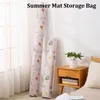 Summer Mat Dust Cover Storage Bag Beam Mouth Cloth Portable Finishing Bag Straight Folding Straw Mat Cover Yoga Mat Storage Bag