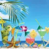 24 ملونة على طراز هاواي على طراز فاكهة توهج المظلة قش العصي - أفضل خيار للحفلات!